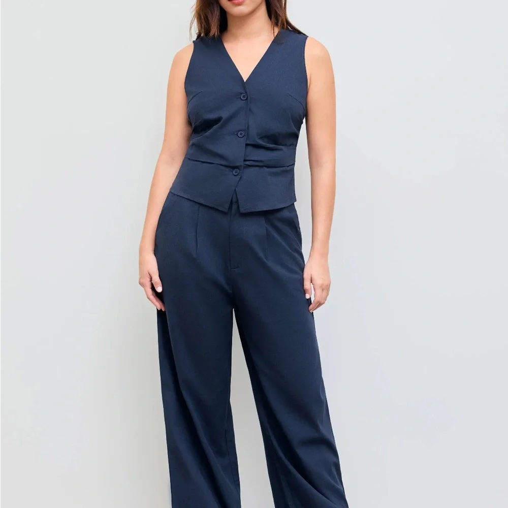 Cider Pocket Wide-Leg Trousers - Picture 4 of 6